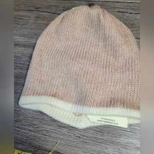 Hat Attack NWT Reversible‎ Tipped Beanie in Natural Winter Hat